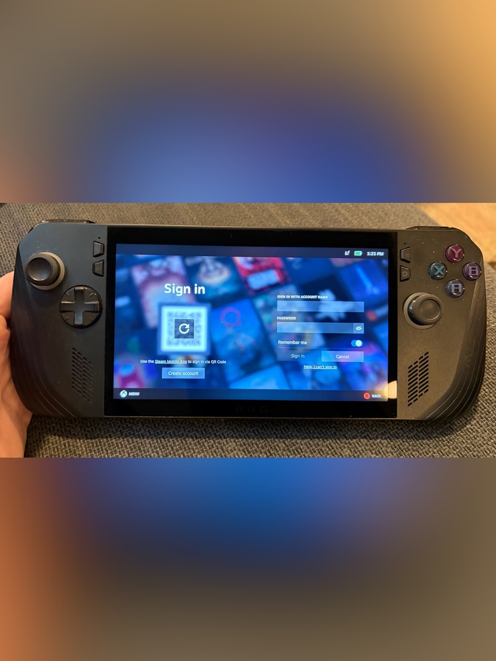ASUS ROG Ally X Gaming Handheld w/ SteamOS via Bazzite